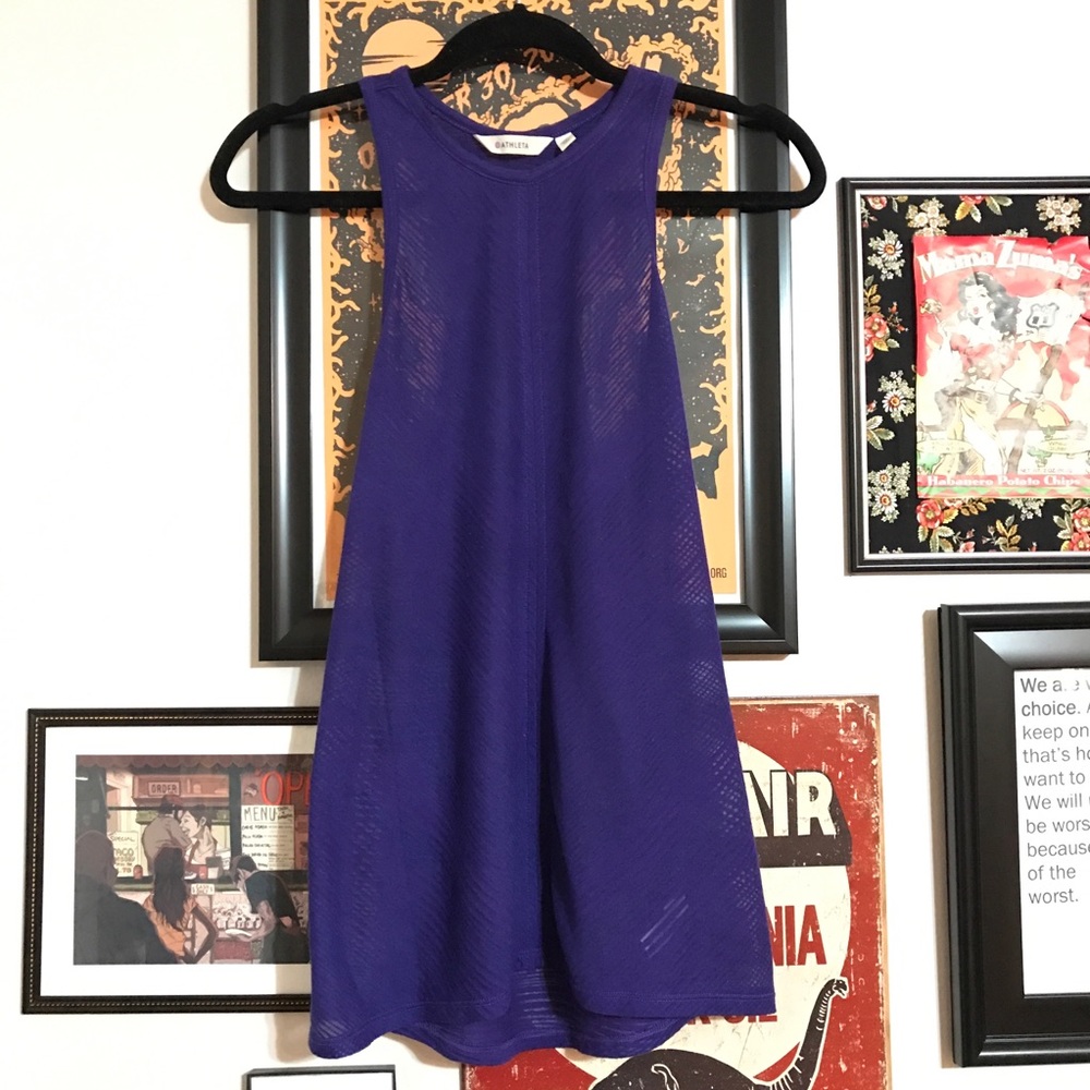 Athleta Indigo Illuminate Tank EUC